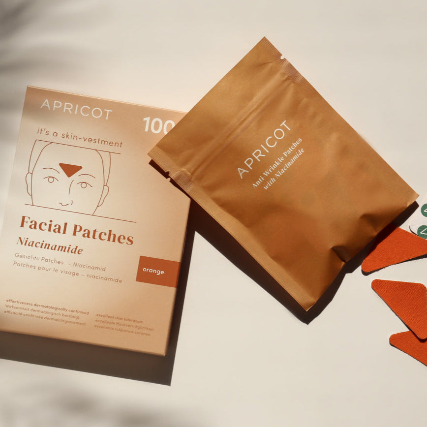 Gesichtstape mit Niacinamid – APRICOT Faltenpflaster