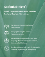 Wirkweise der Silikon-Augenpads mit Aloe vera für sichtbar glattere Haut