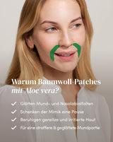 Mouth patches with aloe vera