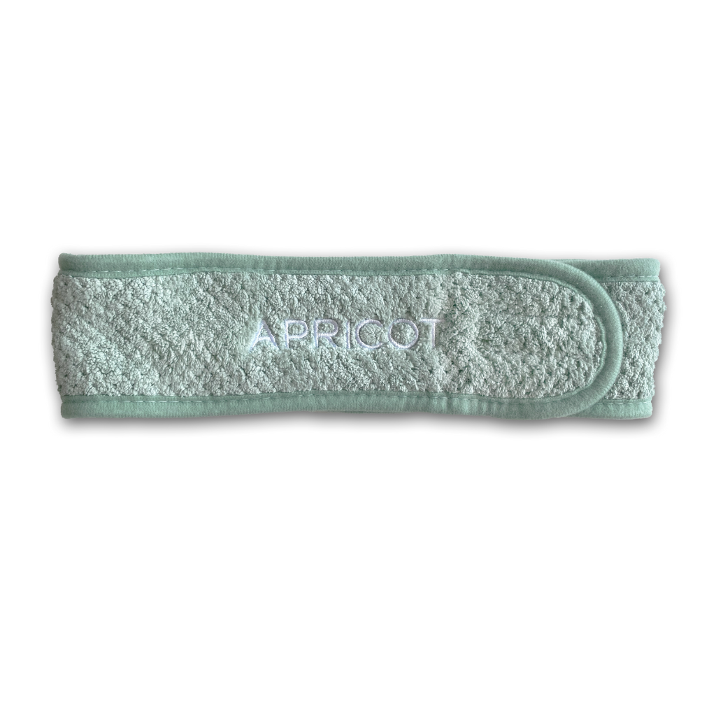 Apricot hair band - green
