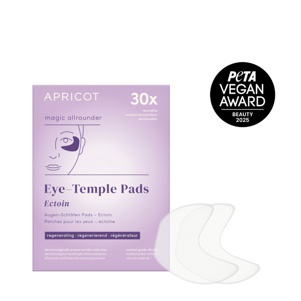 Eye temples pads with ectoin