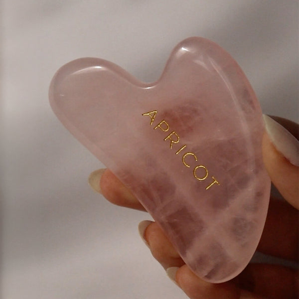 Gua Sha Rosenquarz Massage Stein