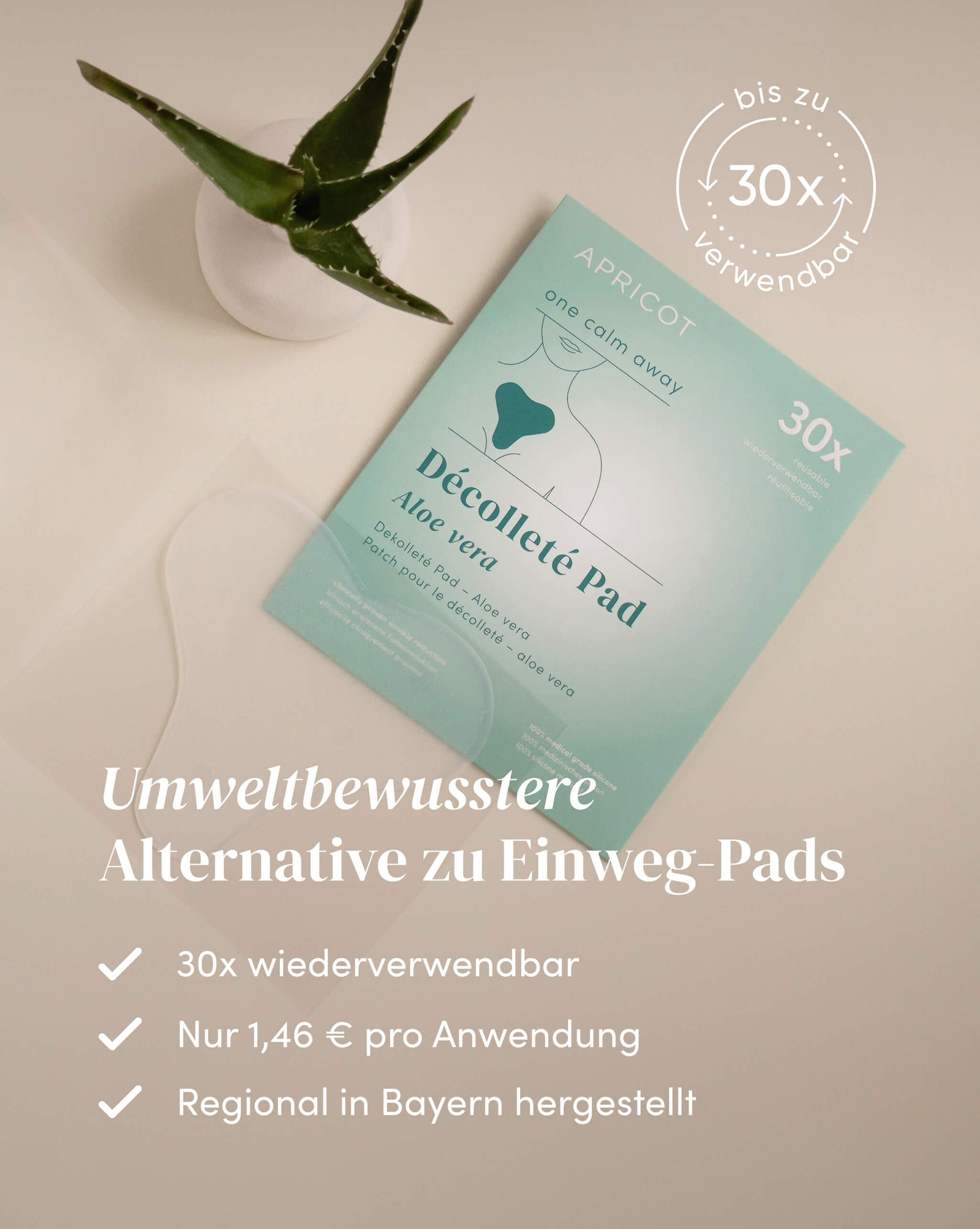 Aloe vera Décolleté Pad