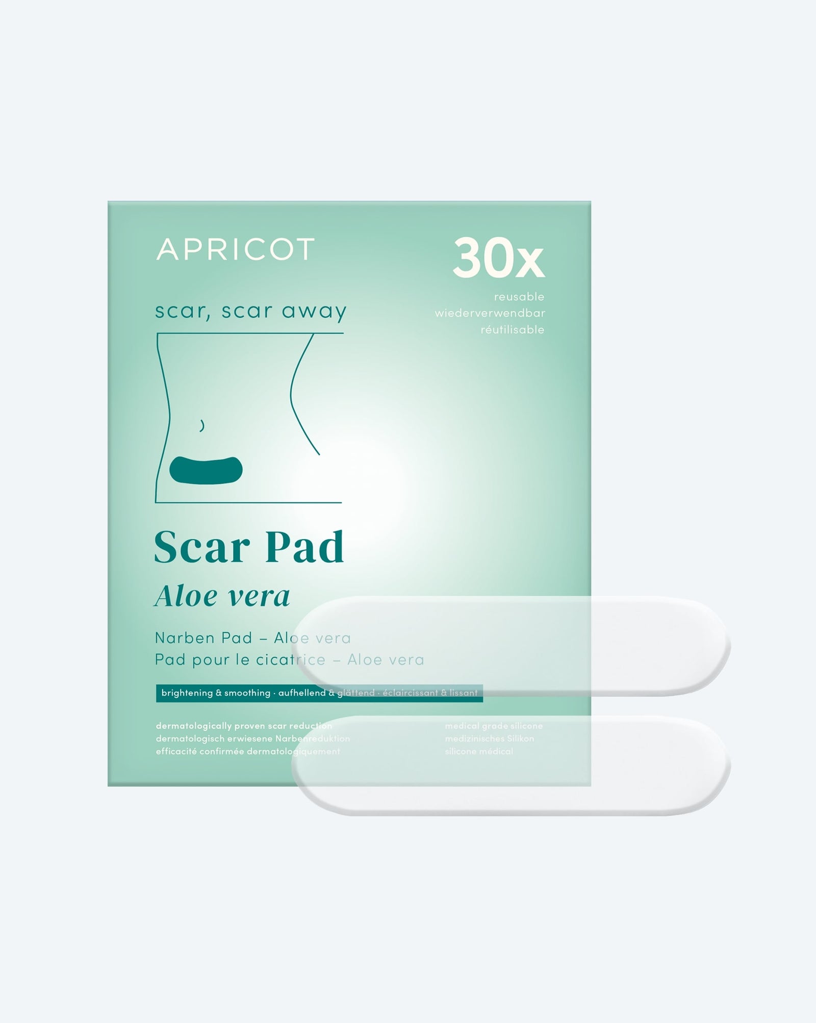 Scar Pads with aloe vera