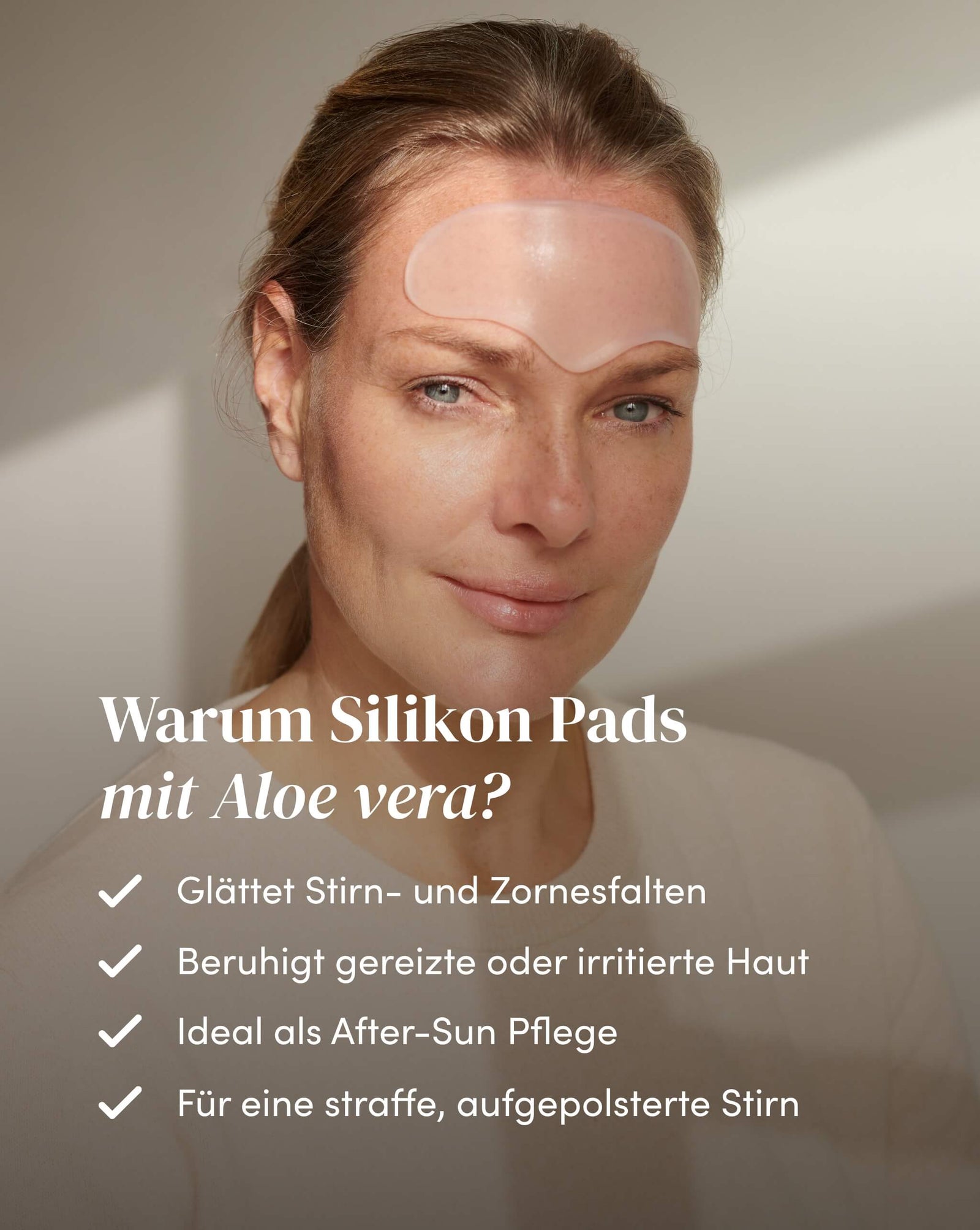 Aloe vera Forehead Pad for Soothing Care