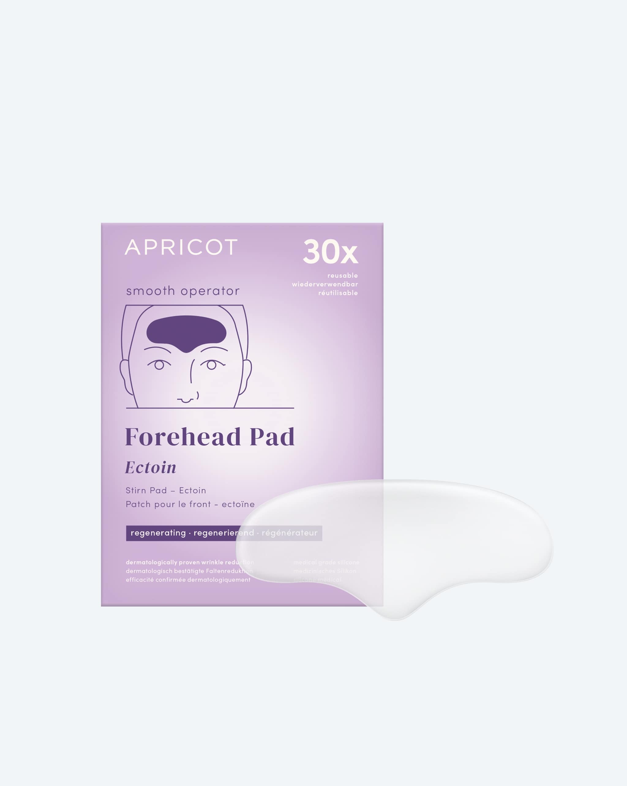 APRICOT Stirn Pad mit Ectoin für die Stirnpartie