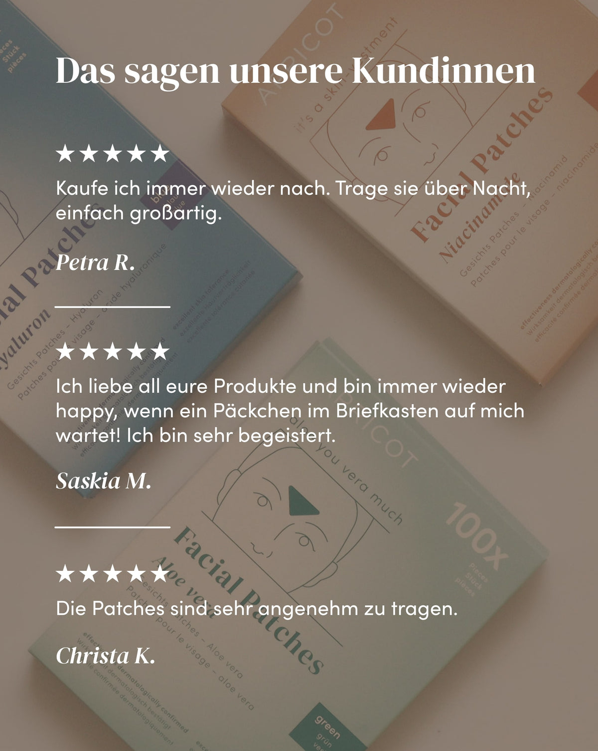 Wirksamkeit von Ectoin Zornesfalten Patches aus Bio-Baumwolle anhand von Kundenfeedback