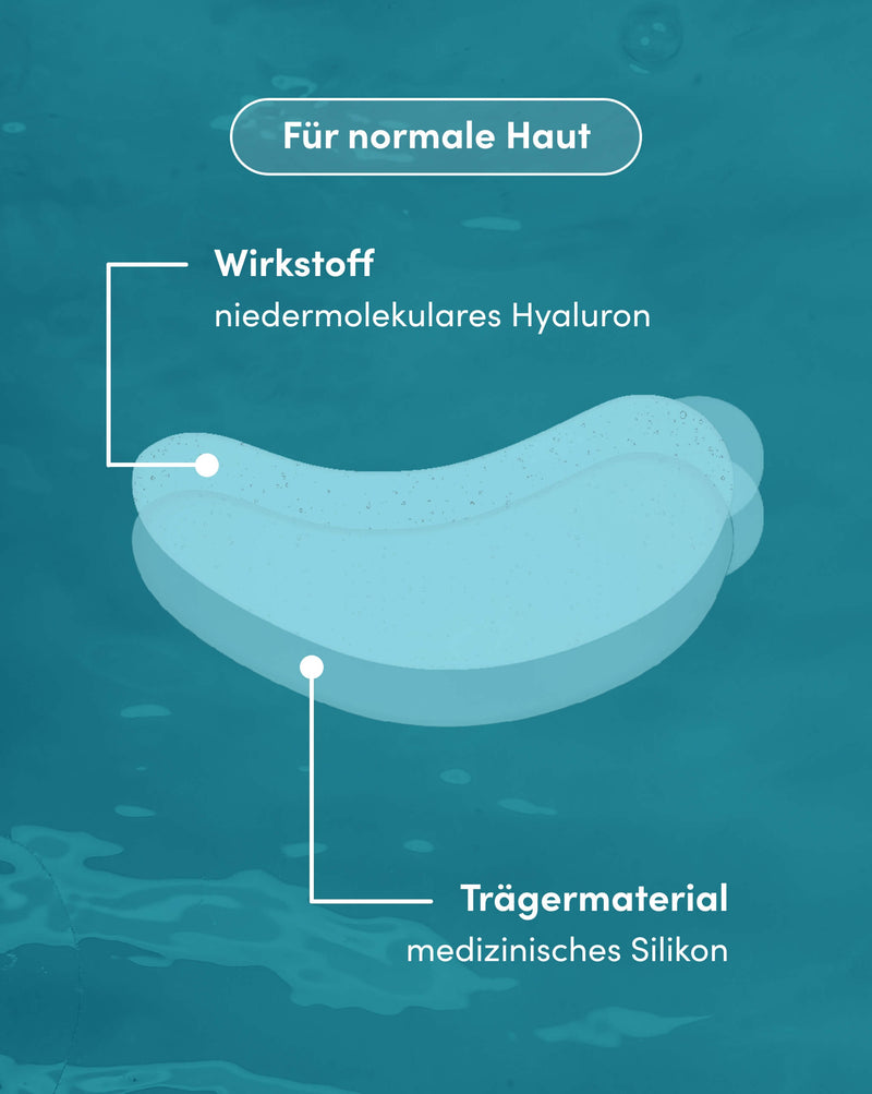 Augen Pads mit Hyaluron  "ocean eyes"