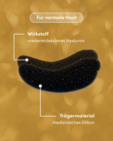 Glitter eyes Pads with hyaluronic acid