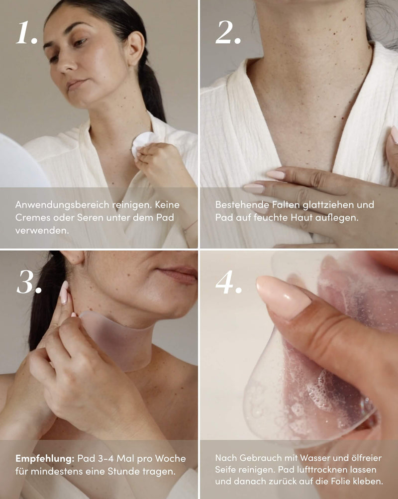 Neck Pad with hyaluronic acid