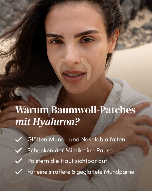 Mouth patches with hyaluron