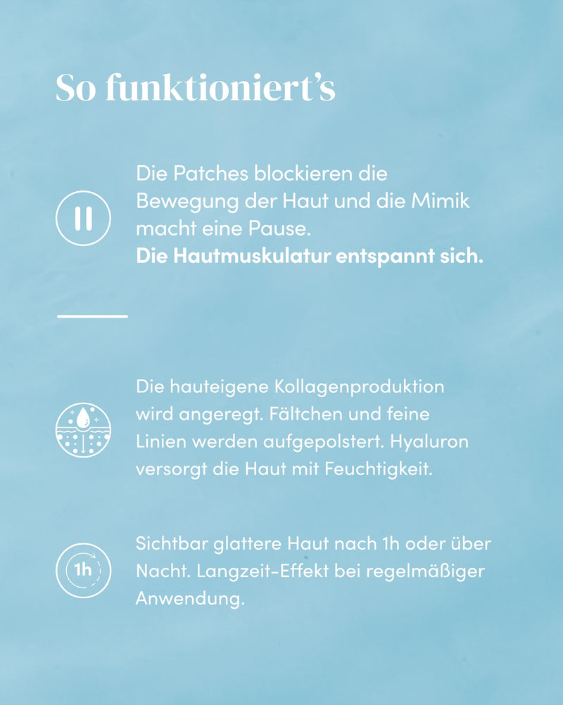 Mouth patches with hyaluron