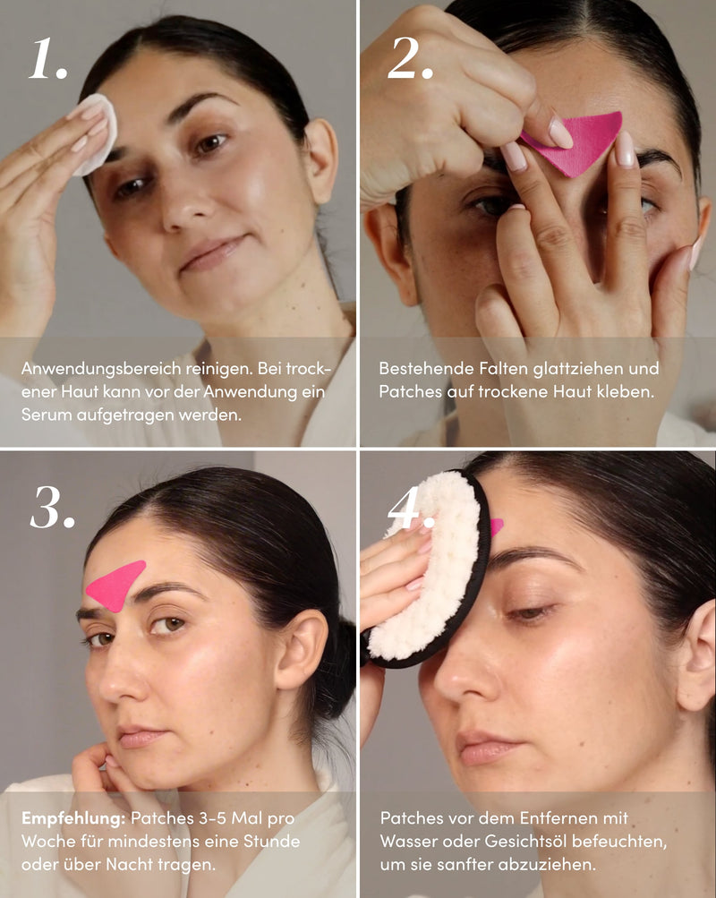 Anger lines patches with panthenol