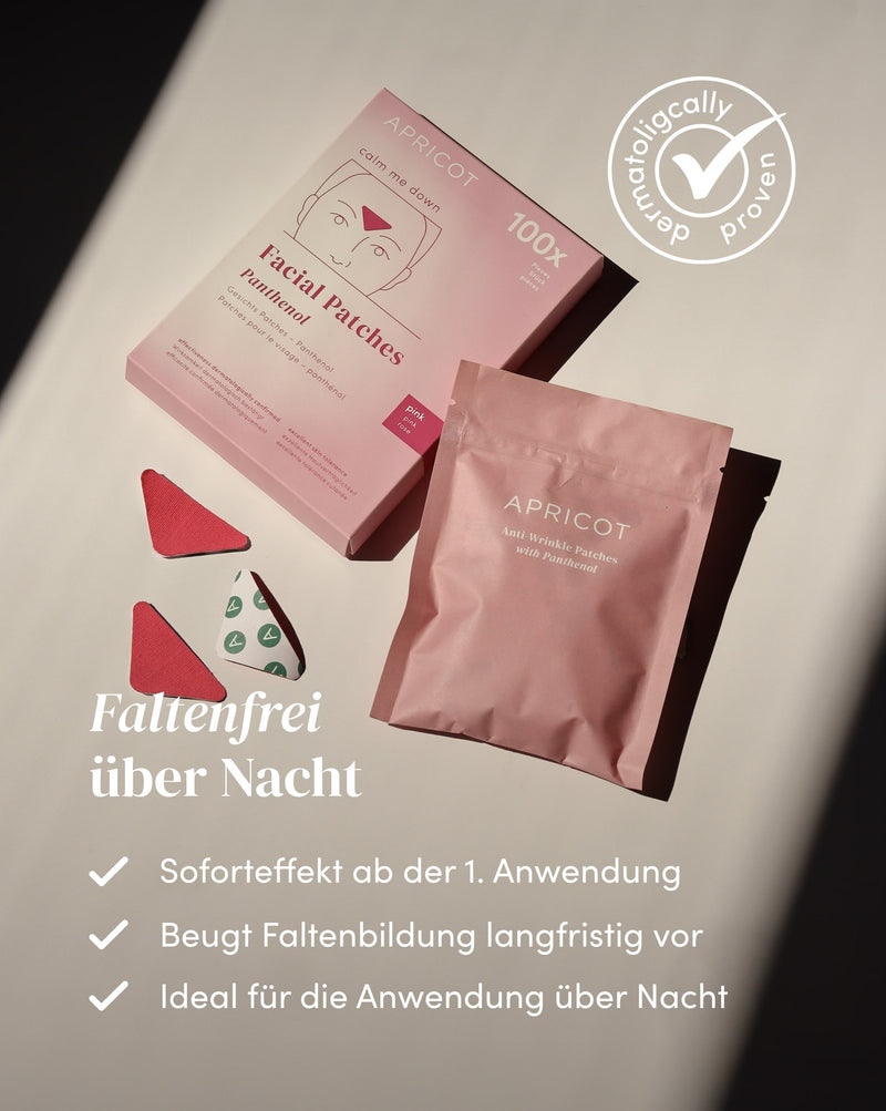 Anger lines patches with panthenol