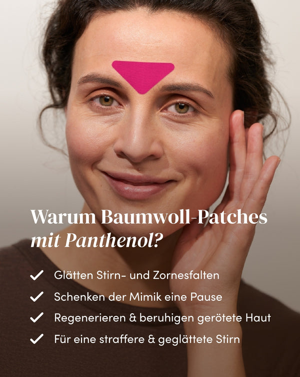 Anger lines patches with panthenol