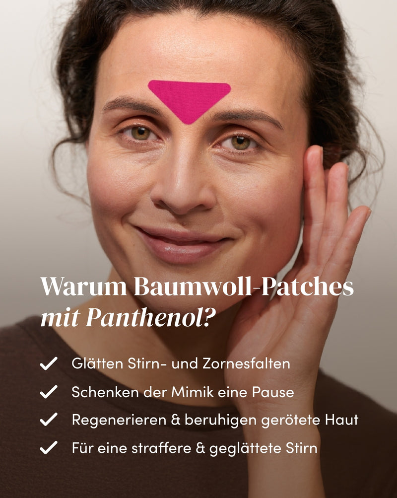 Anger lines patches with panthenol