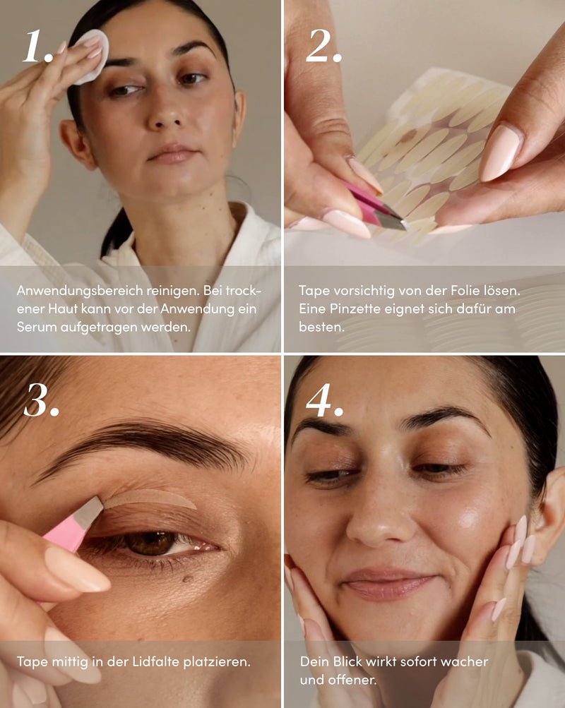 Droopy eyelid tapes