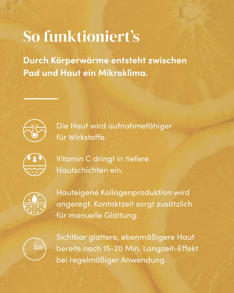 Décolleté Pad with vitamin C